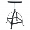 Tabouret Industriel Rotatif Bas