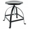 Tabouret Industriel Rotatif Bas